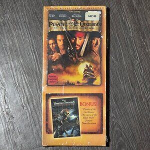 Pirates Of The Caribbean DVD With Curse Of The Black Pearl Sealed book